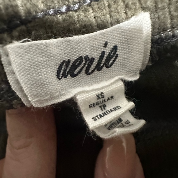 Aerie Groove-On Rib Velour Flare Pant Size XS NWOT - Picture 2 of 5